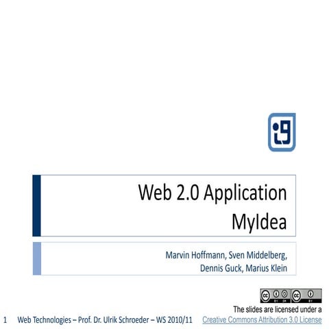 Final Presentation My Idea