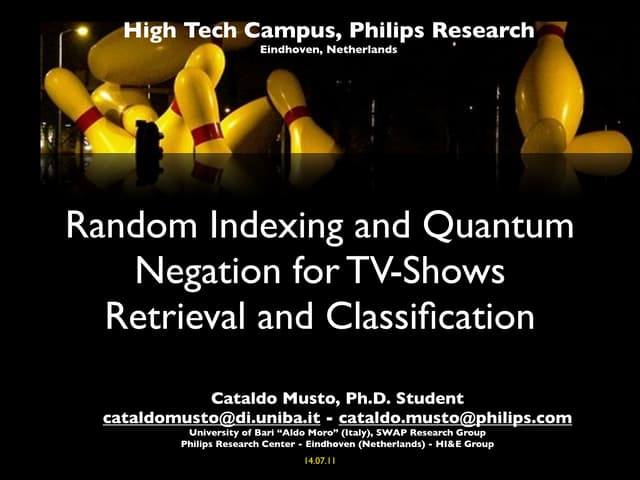Random Indexing and Quantum Negatio...