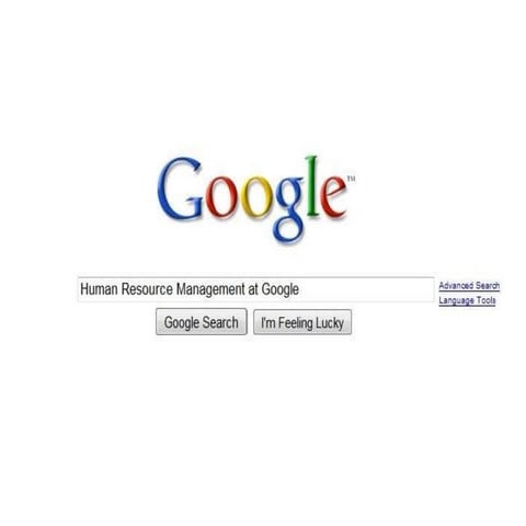 Human Resource Management Issues at Google 