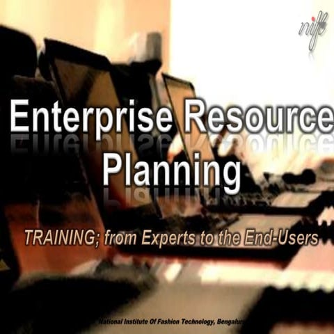 ERP in Apparel Industry | PPTX