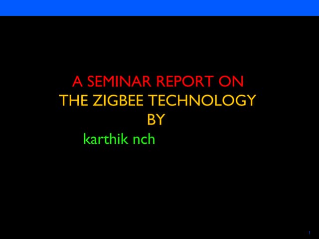 zigbee technology 