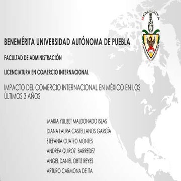 Evolución del comercio internacional en México