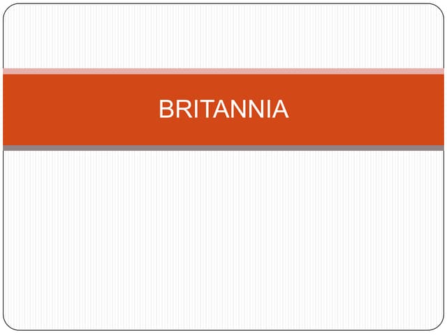 Britannia ppt in Operations