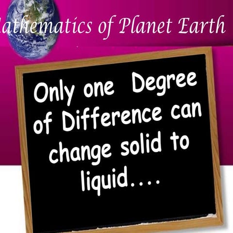 Mathematics of Planet Earth