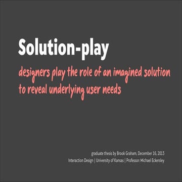 Solution-play 
