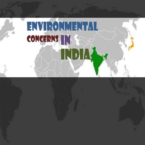 incredible india and environmental concerns