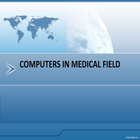 computer in medical filed