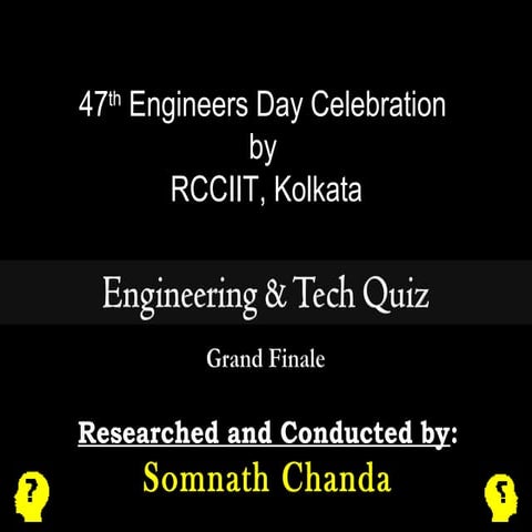Engineering & Tech Quiz Final