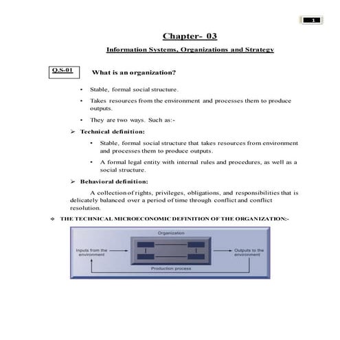 Management Information System Chapter 03 | PDF