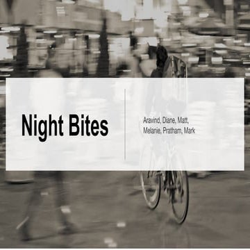 NightBites : On campus food delivery