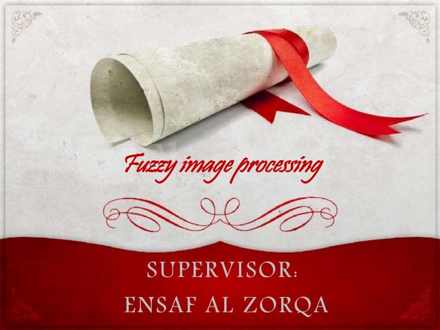 fuzzy image processing
