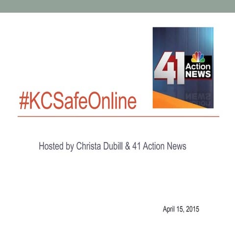 #KCSafeOnline: A free forum about online safety for parents