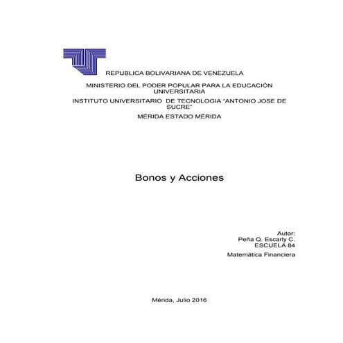 Matematica Financiera