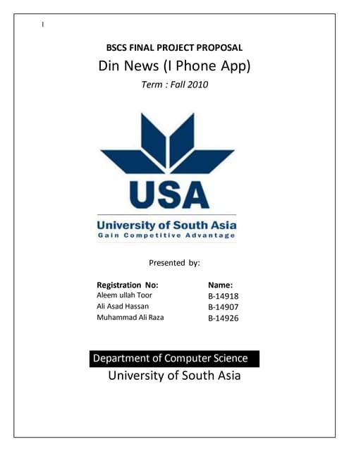 BSCS FINAL PROJECT PROPOSAL