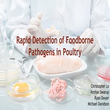 Capstone Senior Design - Rapid Detection of Foodborne Pathogens in Poultry