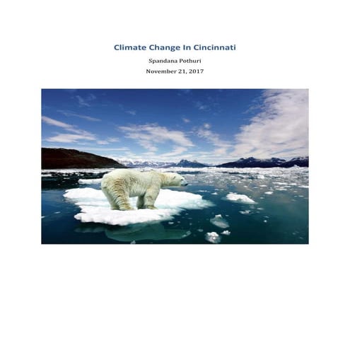 Climate Change in Cincinnati