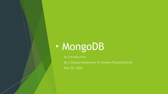 Introduction to MongoDB