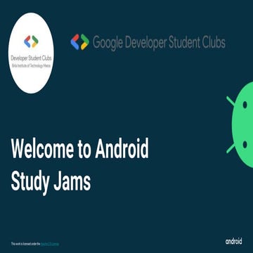 Android Study Jams Session 01