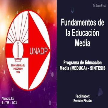 FINAL de fundamentos en la educacion media