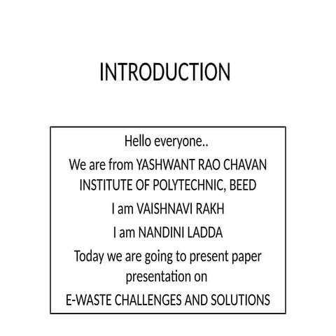 final.pptx presentation on E-Waste CHALLENGES AND SOLUTIONS