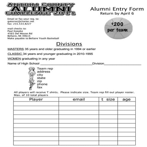 Final alumni BB Tourny registration
