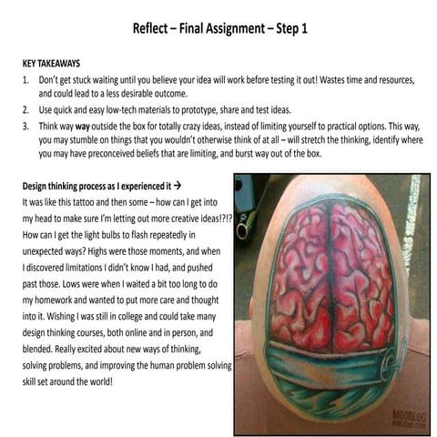 Final assignment-reflect-jen miller-8-26-2013