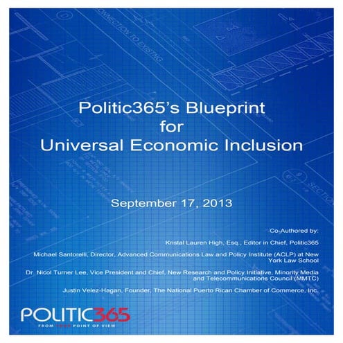 Final blue-print-365-policy-report