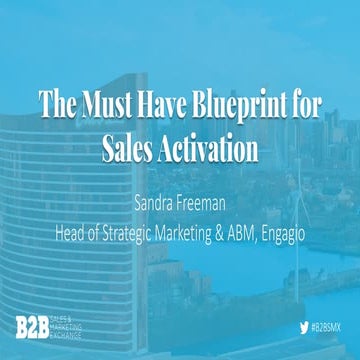 The Must Have Blueprint for Sales Activation