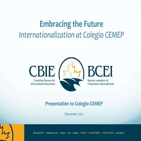 Cemep General Presentation (05/12/2012)