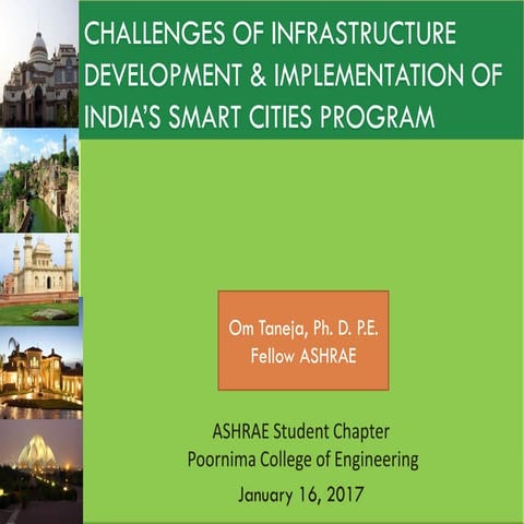 Challenges of infrastructure development and implementation of India's smart ...