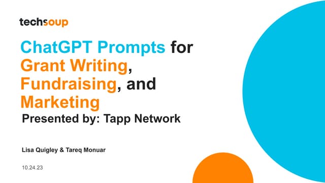 CHAT-GPT Prompts for Grant Writing, Fundraising, and Marketing.pdf