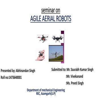 agile aerial robot