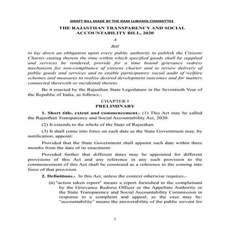 Final draft -bill-14.02.2020 (1) | PDF
