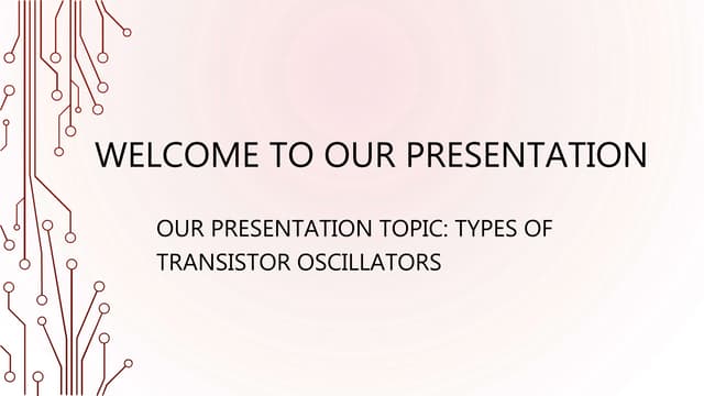 transistor oscillators 