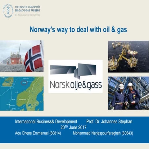 Norway's way of Oil and Gas