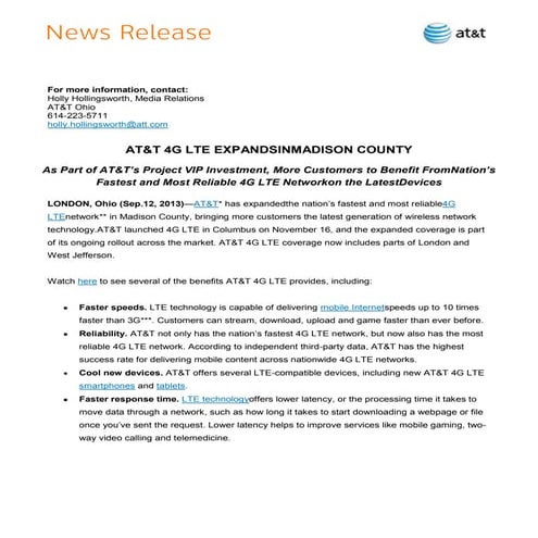 Final   hh - 13.9.12 - madison county columbus lte expansion release