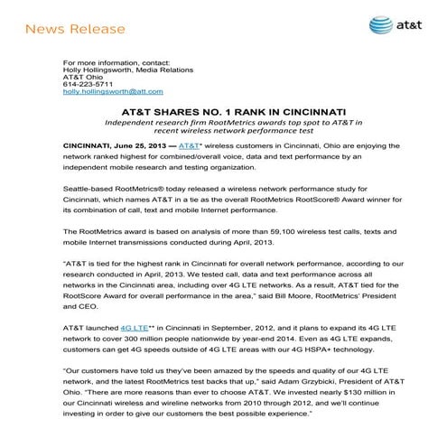 Final   hh - 13.6.25 root metrics cincinnati release