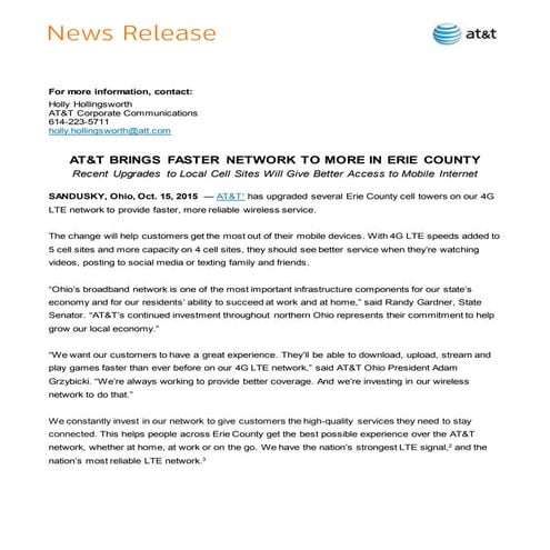 Final   hh - 15.10.15 - erie county 2015 network upgrades