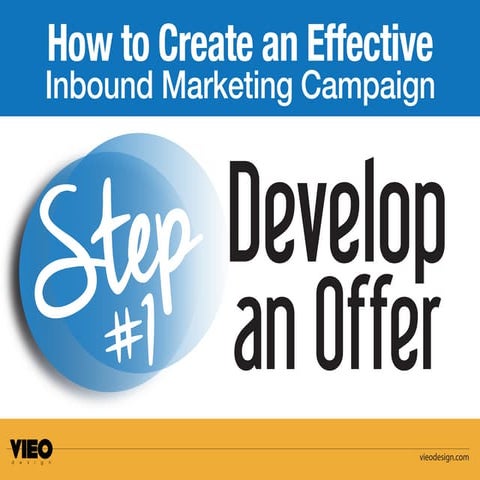 How to Create an Effective Inbound Marketing Campaign | Part 1: Develop an Offer