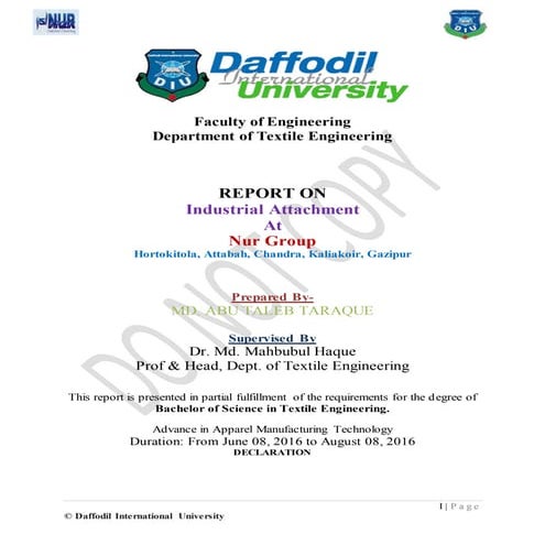 Final industrial-attachment