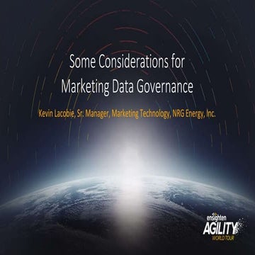 Building an Effective Data Governance Framework