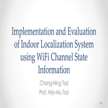 Indoor navigation system | PPTX
