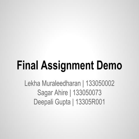 NLP Asignment Final Presentation [IIT-Bombay]