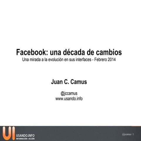 Facebook, una década de cambios