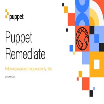 Introducing Puppet Remediate™