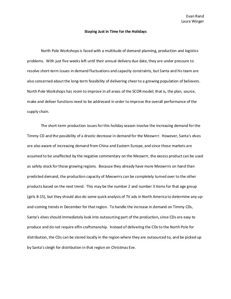 Santa S Supply Chain Staying Just In Time For The Holidays