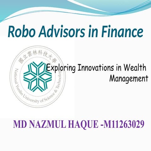 Robo_Advisors_in_Finance sector_Presentation