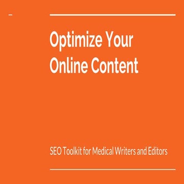AMWA SEO -Optimize Your Online Content