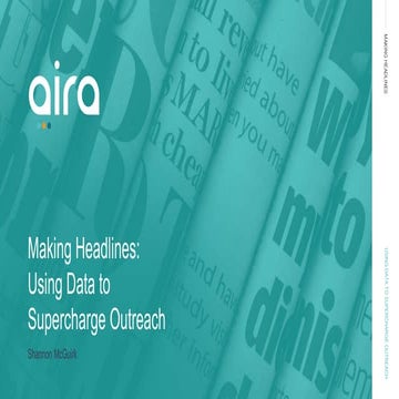 Shannon McGuirk -  Making Headlines