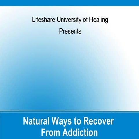 Recovering from Gaming Addiction